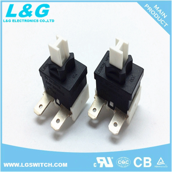 Electrical Motor Power Control on-off Dpst 2 Position Selector Push Button Switch 16A250VAC T125