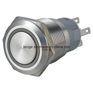 19mm Electric Car Pushbutton Switch