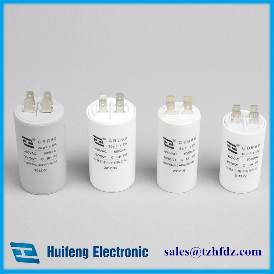 Cbb60 Motor Run Capacitor with Pins