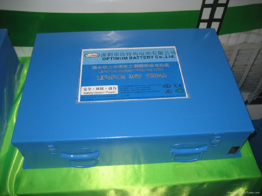 36V 100ah Lithium Iron Phosphate Batteries with Solar System