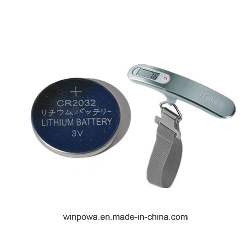 Lithium Cr2032 Battery for Portable Luggage Scale