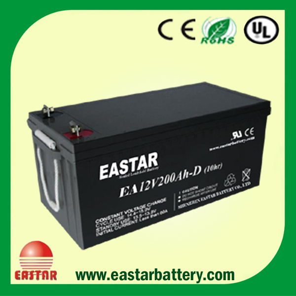 VRLA Battery 12V 200ah with CE UL Certificated (ea12-200)