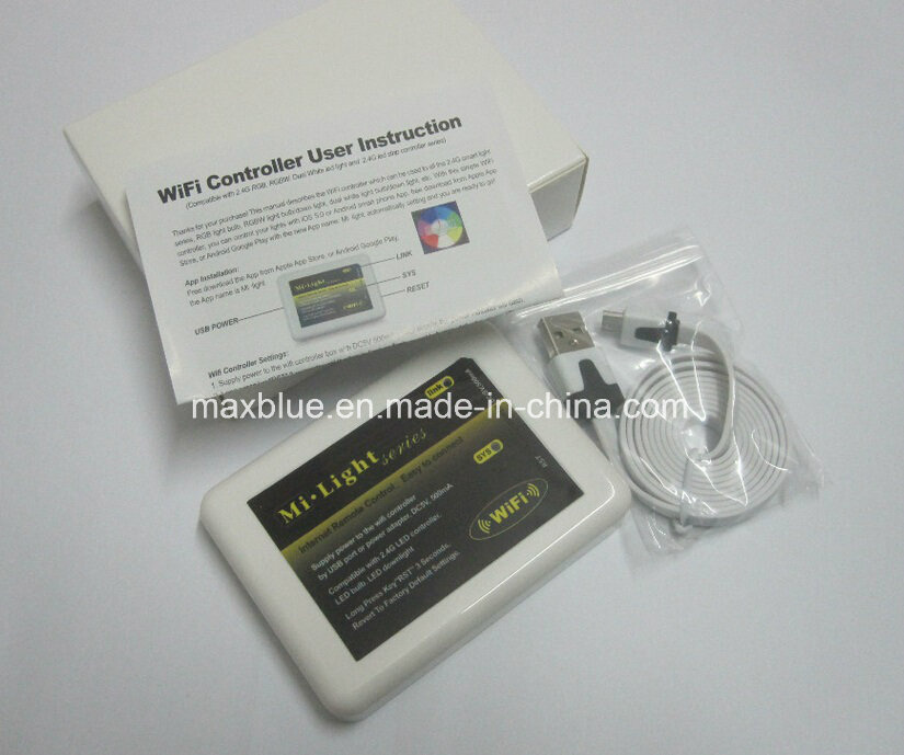 2.4G DC5V WiFi LED Controller with USB Cable