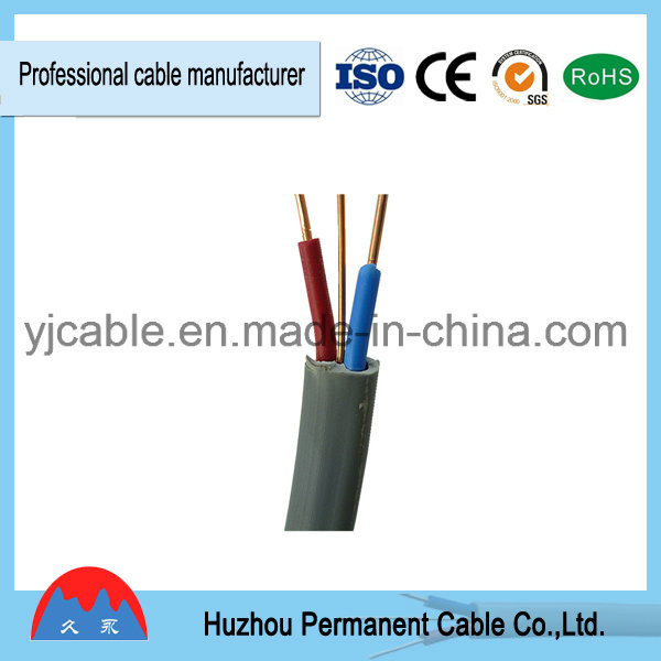 BVVB+E Flat Cable Electrical Wire in PVC Insulated