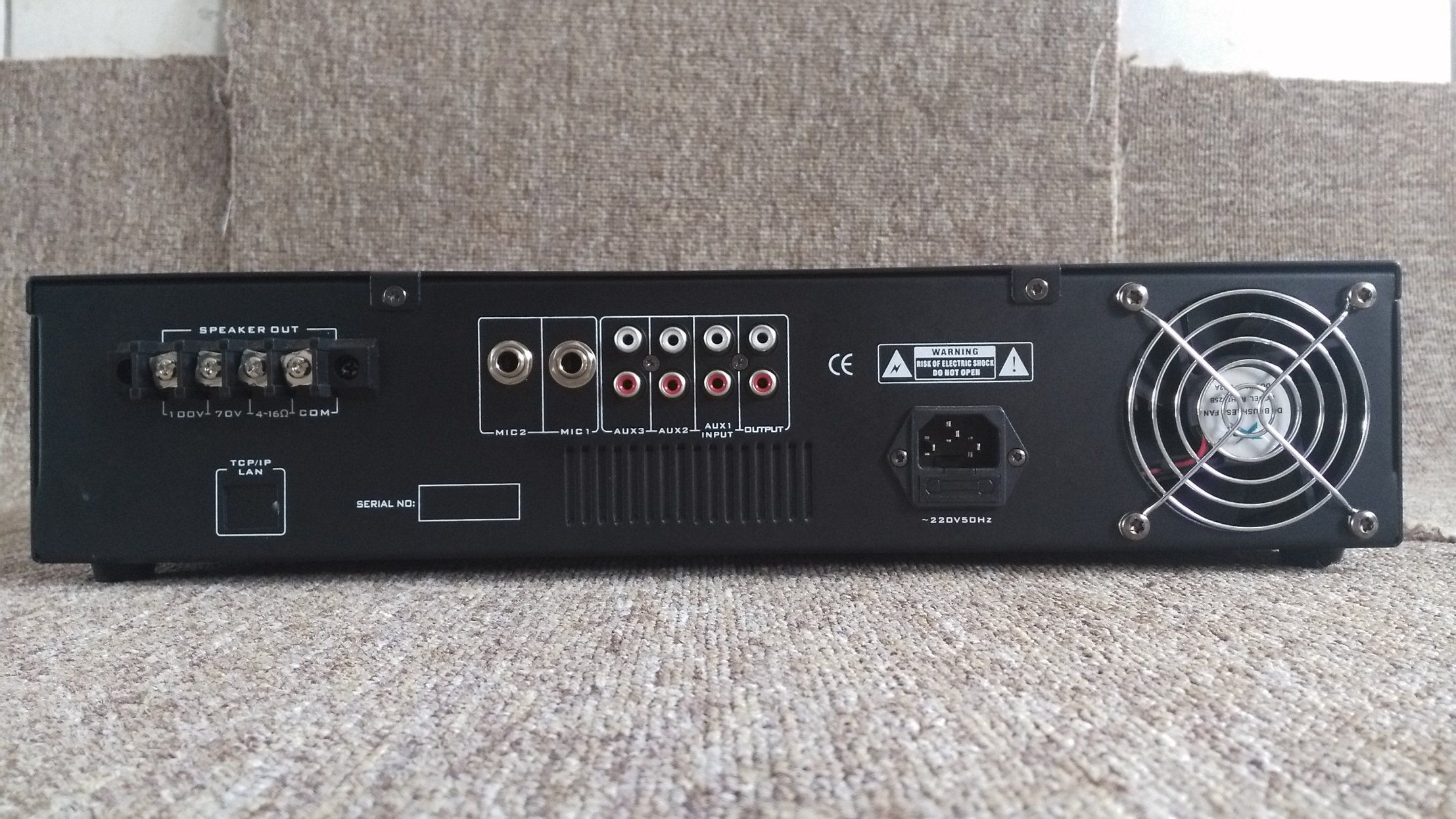1u Designed Integrated Mixer Amplifier in 240W with 6 Channels