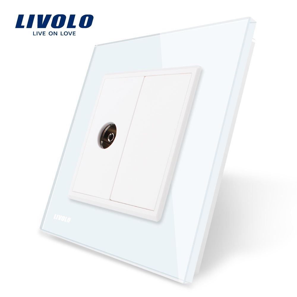 Livolo EU Standard 1 Gang TV Power Socket Outlet Vl-C791V-11/12