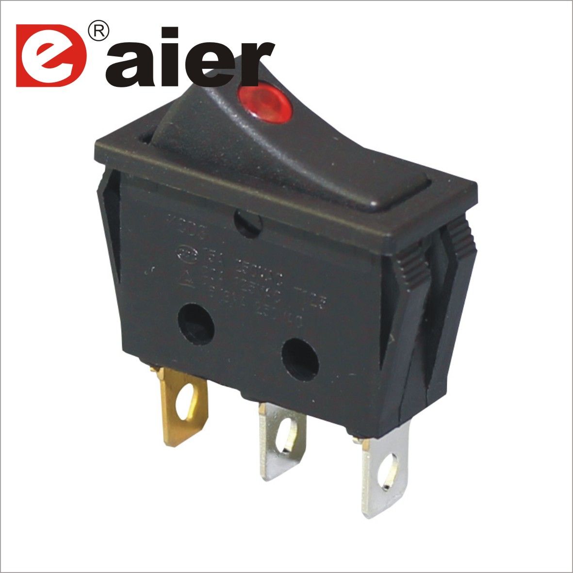 20A 125V on-off LED Mini Boat Locking Rocker Switch T85