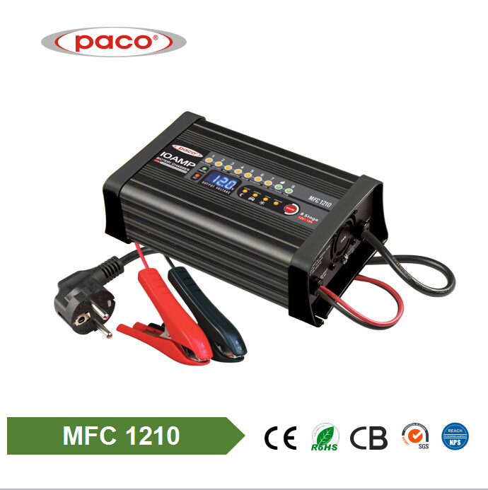 OEM Design 12V 10A Auto Portable 8-Stage Battery Charger