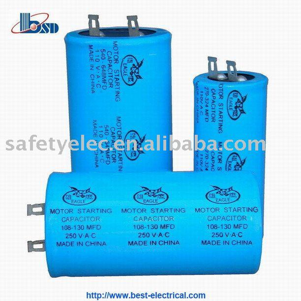 CD60A Blue Shell AC Start Capacitor Electrolytic