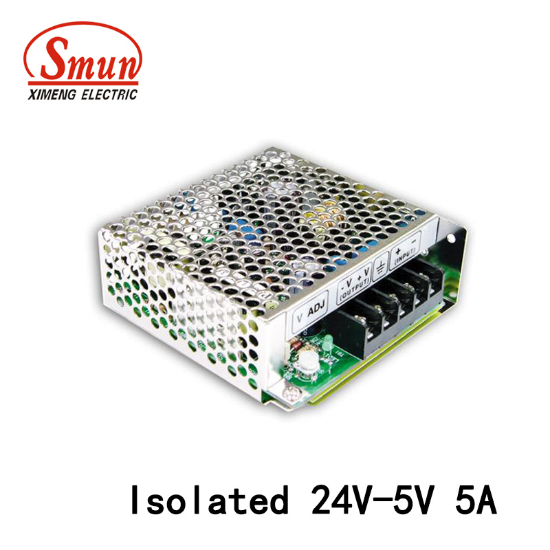 SD-25b-5 25W 24VDC to 5VDC 5A Isolated DC-DC Power Supply