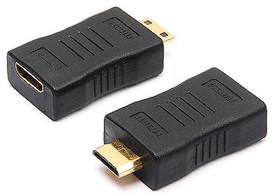 Mini HDMI M To F Adapter