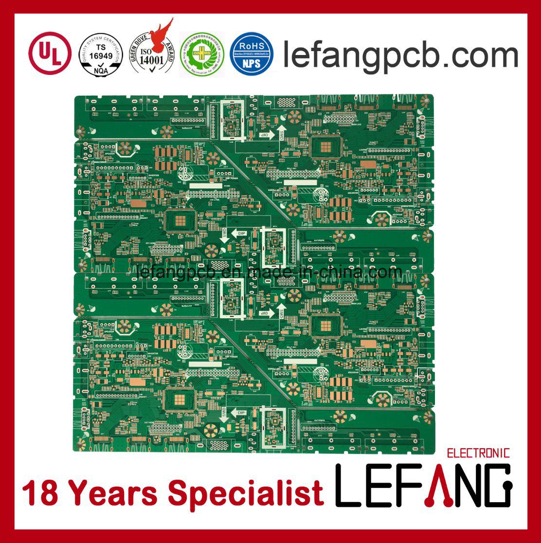Rigid Circuit Board PCB Supplier with Green Solder Mask