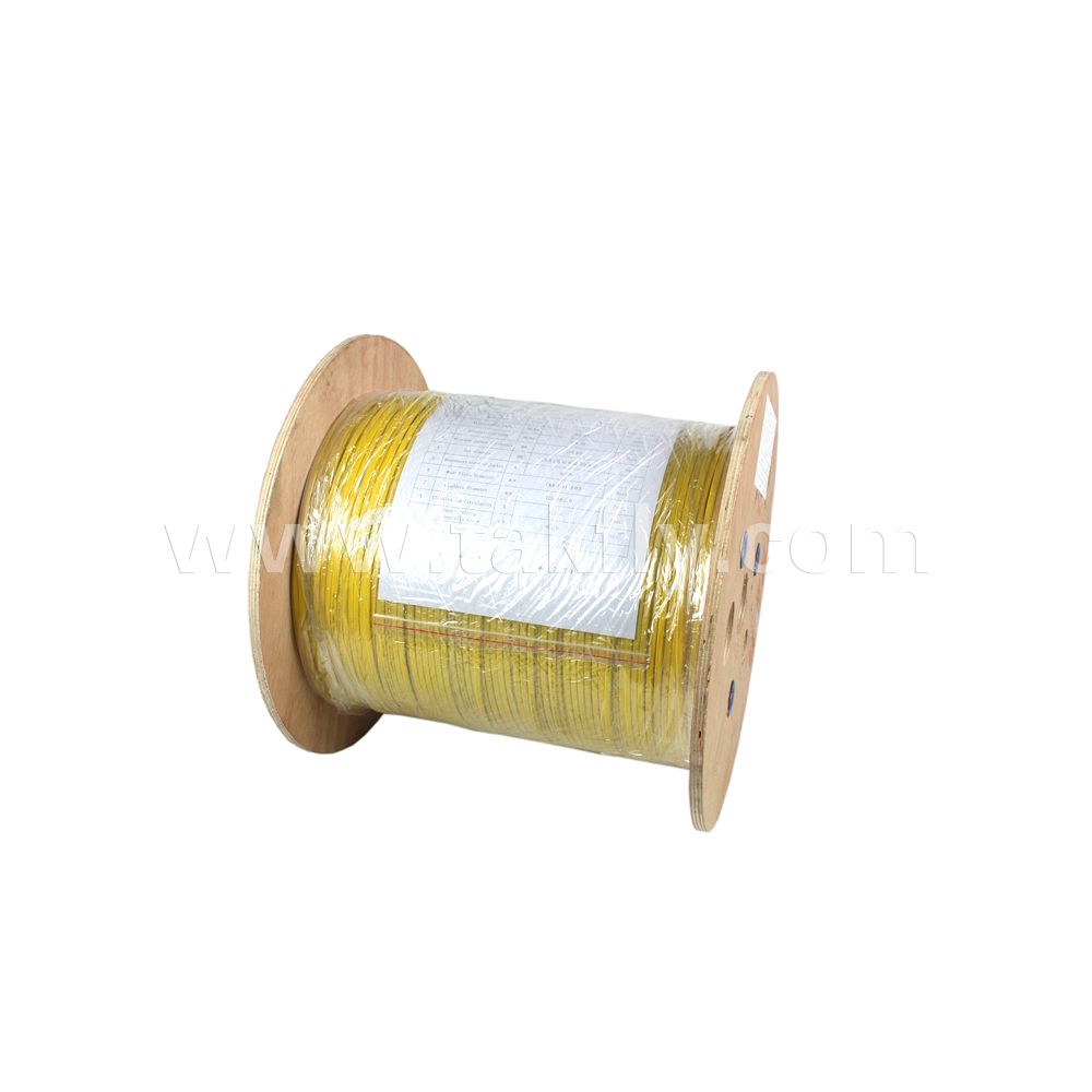 Gjdfjv Flat Cable 12 Core Indoor Single Mode Fiber Optic Cable
