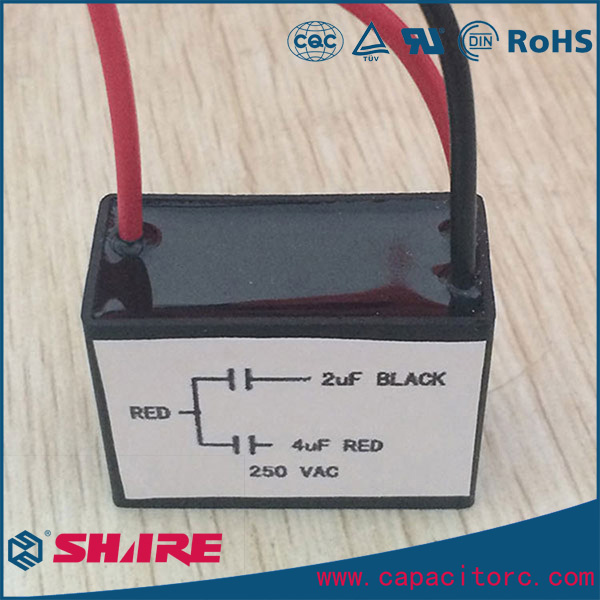 Metallized Film ceiling Fan AC Motor Run Cbb61 Capacitor