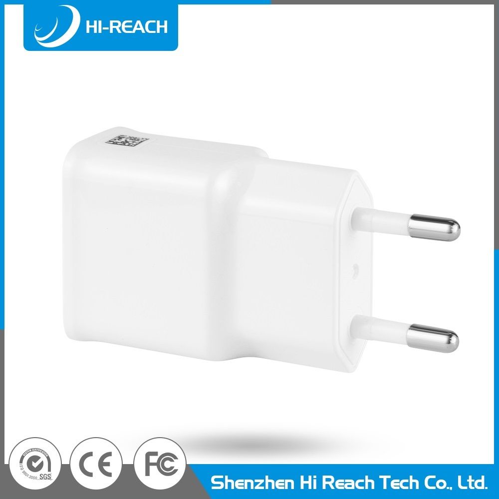 White Travel USB Mobile Phone Charger