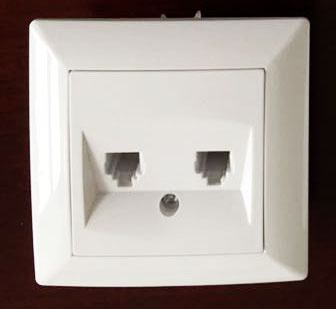 Phone Socket with CE Certificate Double 4134