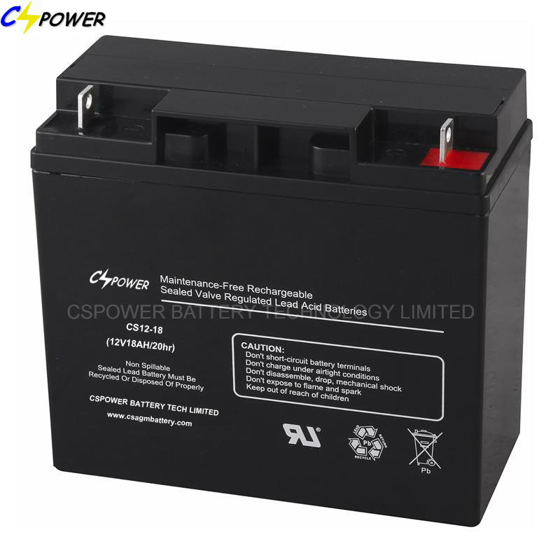 12V18ah UPS Battery with Ce ISO Approval CS12-18d