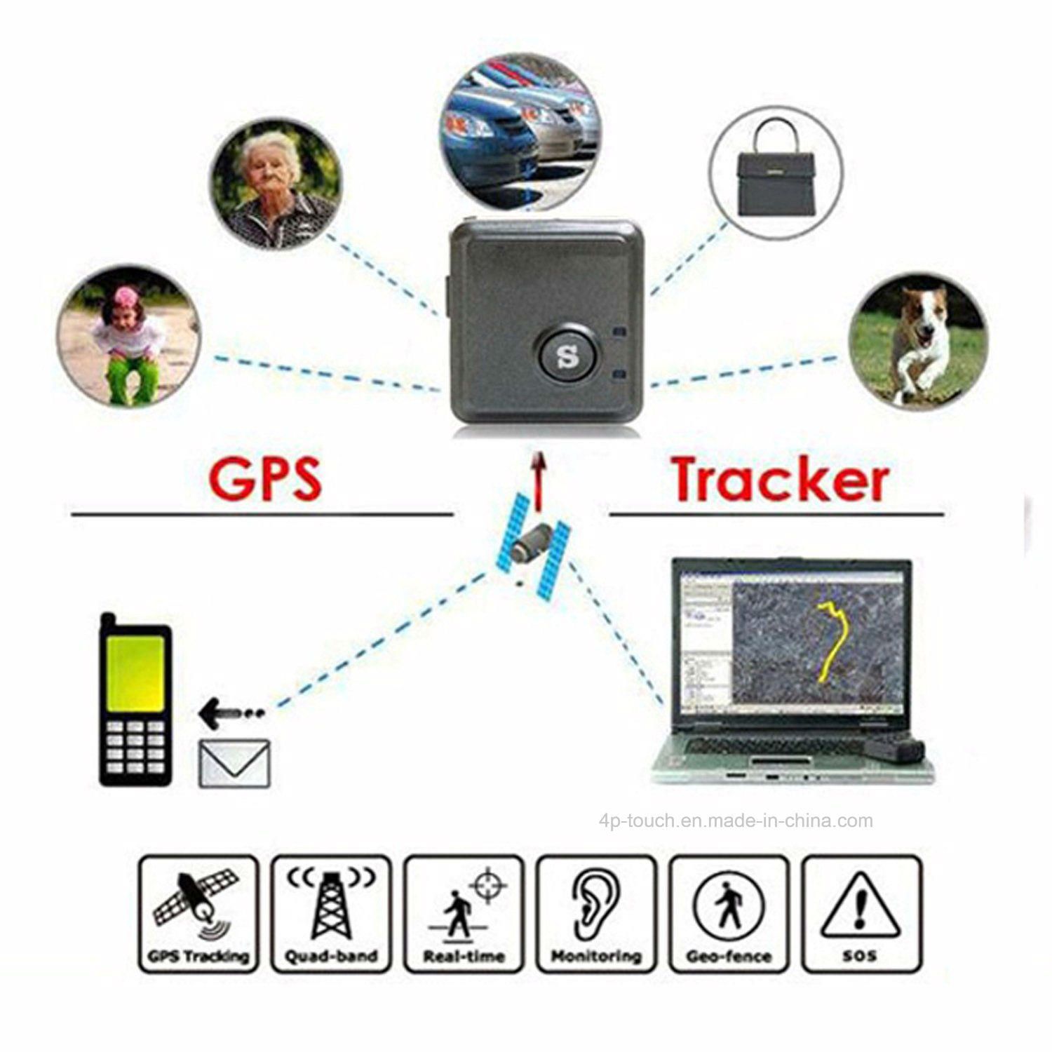 Long Standby Time Cheap Mini GPS Tracking Device for Pets/Person (V8S)