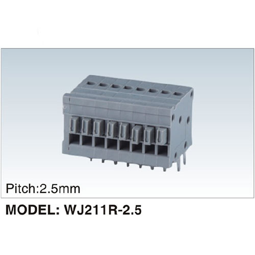 New Developing Spring Terminal Block (WJ211R-2.5mm)
