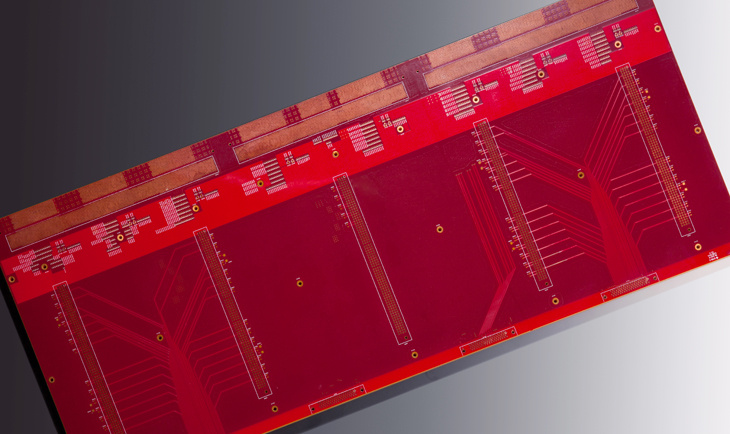 18 Layer Red PCB Board for Computer Power
