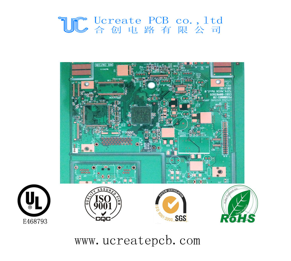 High Quality 4 Layer PCB Board with UL ISO RoHS
