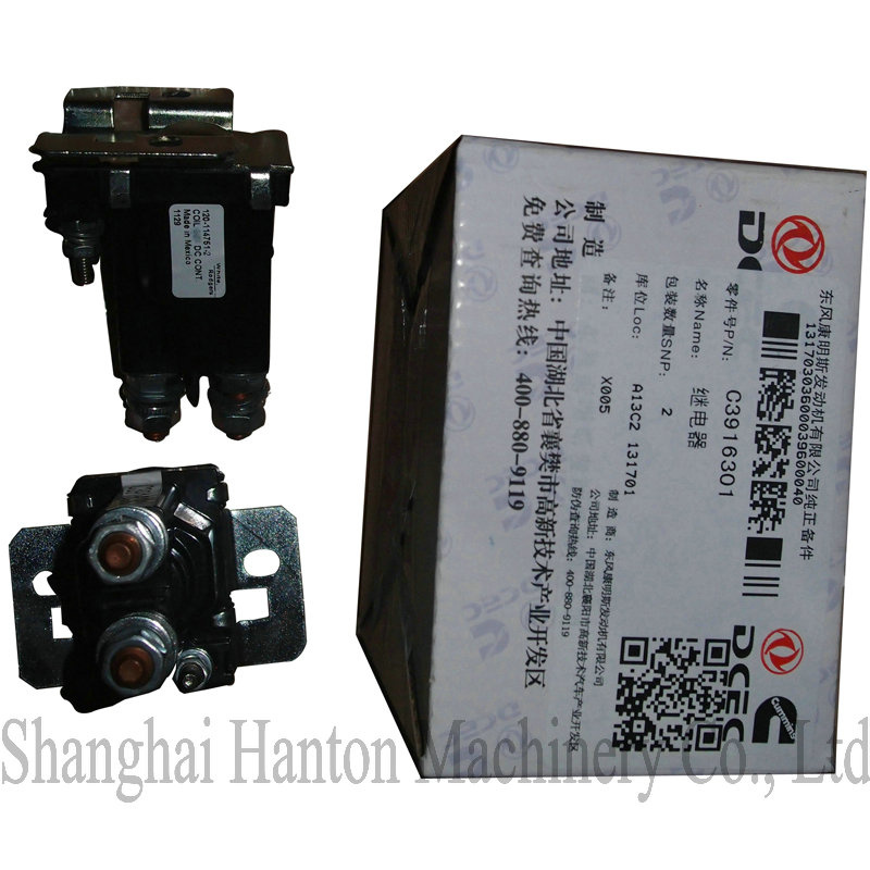 Cummins 6CT diesel engine part 3916301 magnetic switch