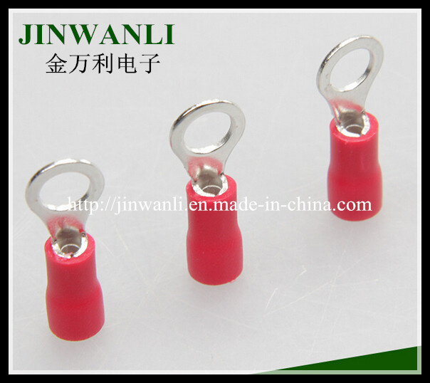 Copper Electrical Connector Terminal, Insulated Ring Terminals RV3.5-5