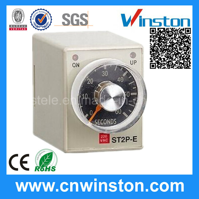 Mechanical Electronic Programmable Multi Range Time Delay Relay with CE