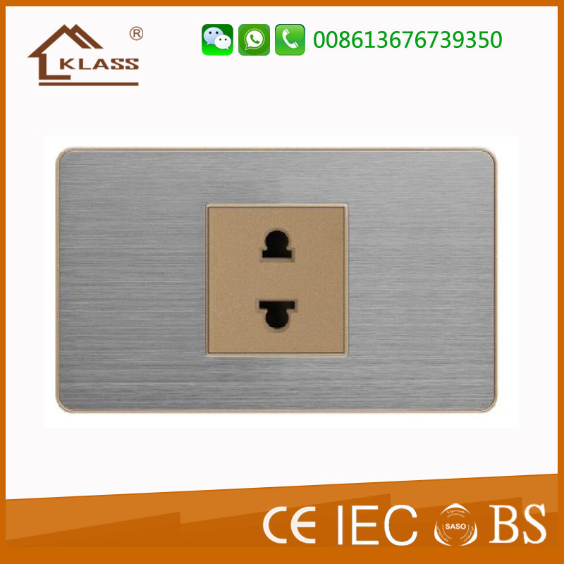 Reliable Quality Us Classic Design 1 Gang 2pin Universal Socket