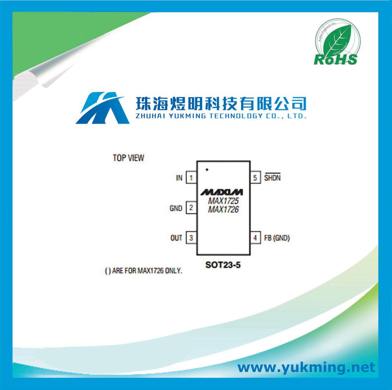 Linear Regulator IC Max1726euk18+T New and Original