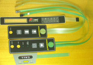 Custom Tactile Single LED Membrane Switch Panel for Industrial Instrument