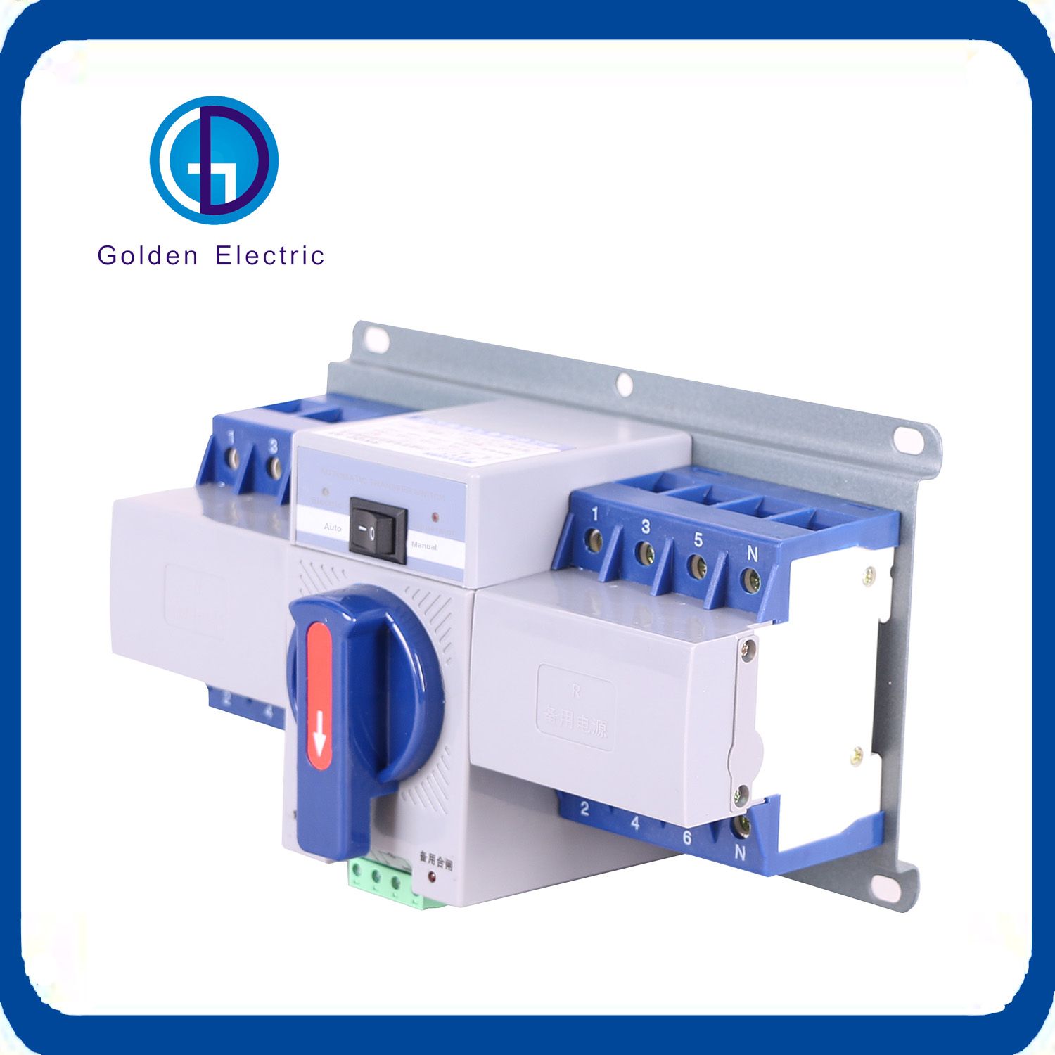 2p 3p 4p Dual Power 16A Auto Changeover Switch