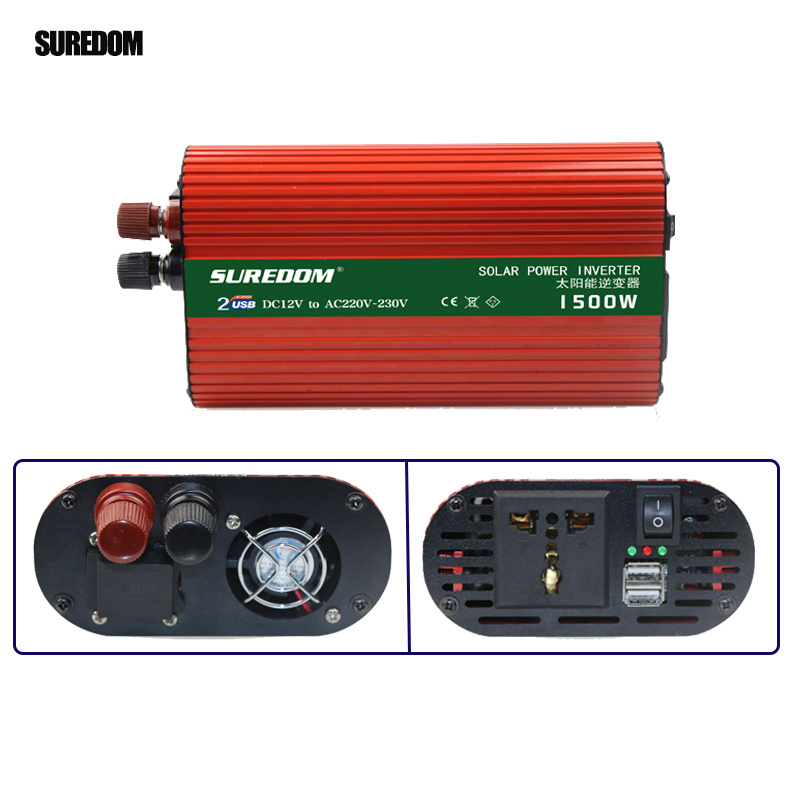 1500W Power Inverter Solar Power System Inverter Modified Wave Inverter 12V 13V DC to AC Inverter Newest