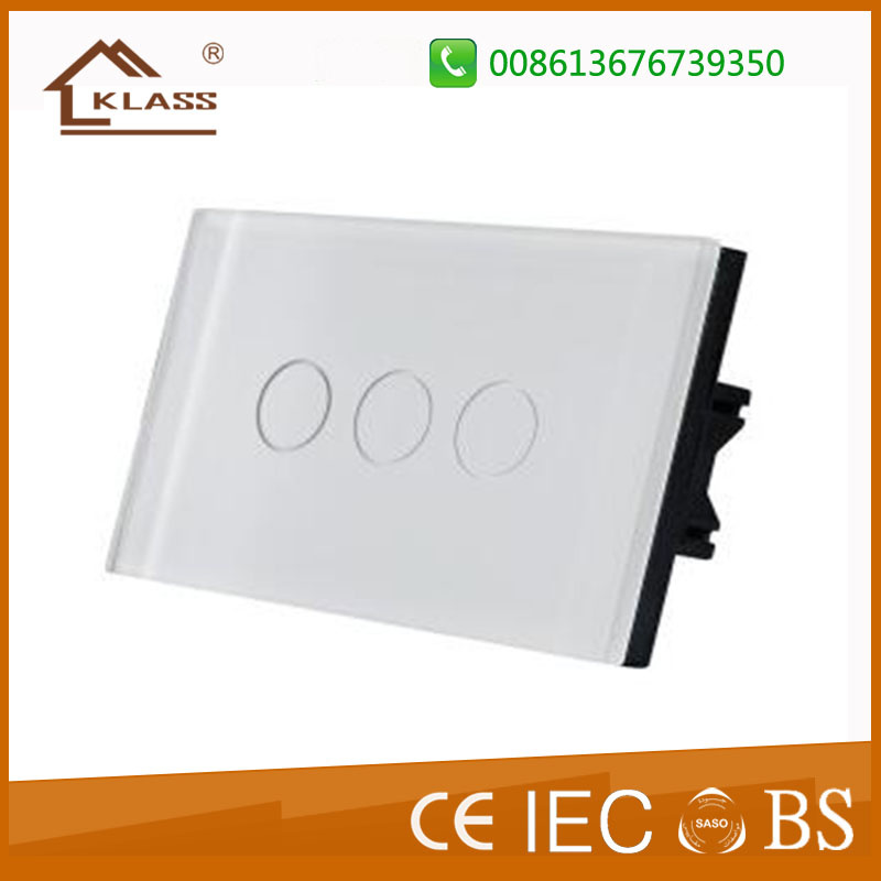 Electric Wall Switch Light Control Touch Switch with LED Indicator