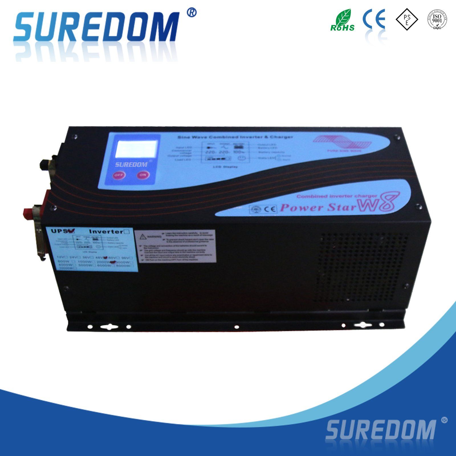 Low Frequency AC Charger 2000W Pure Sine Wave UPS Inverter