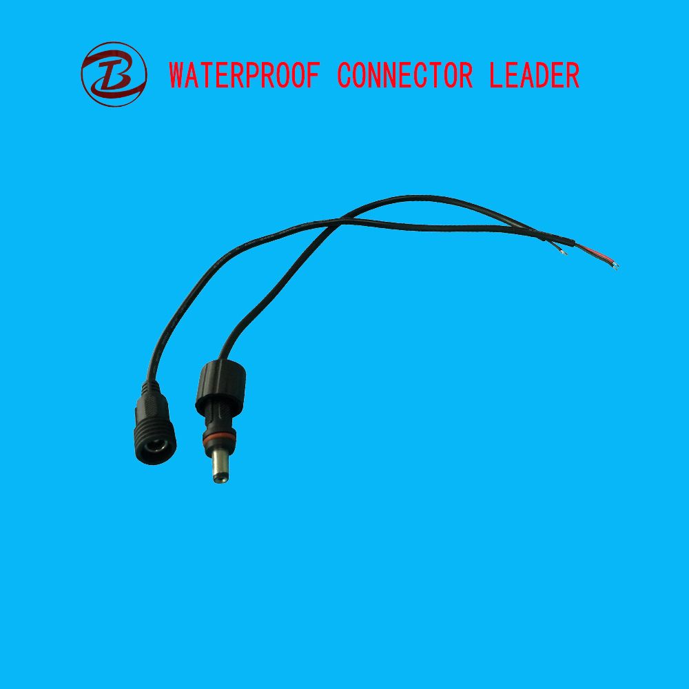 Promotion Transparent Black Waterproof DC Power Connector Types