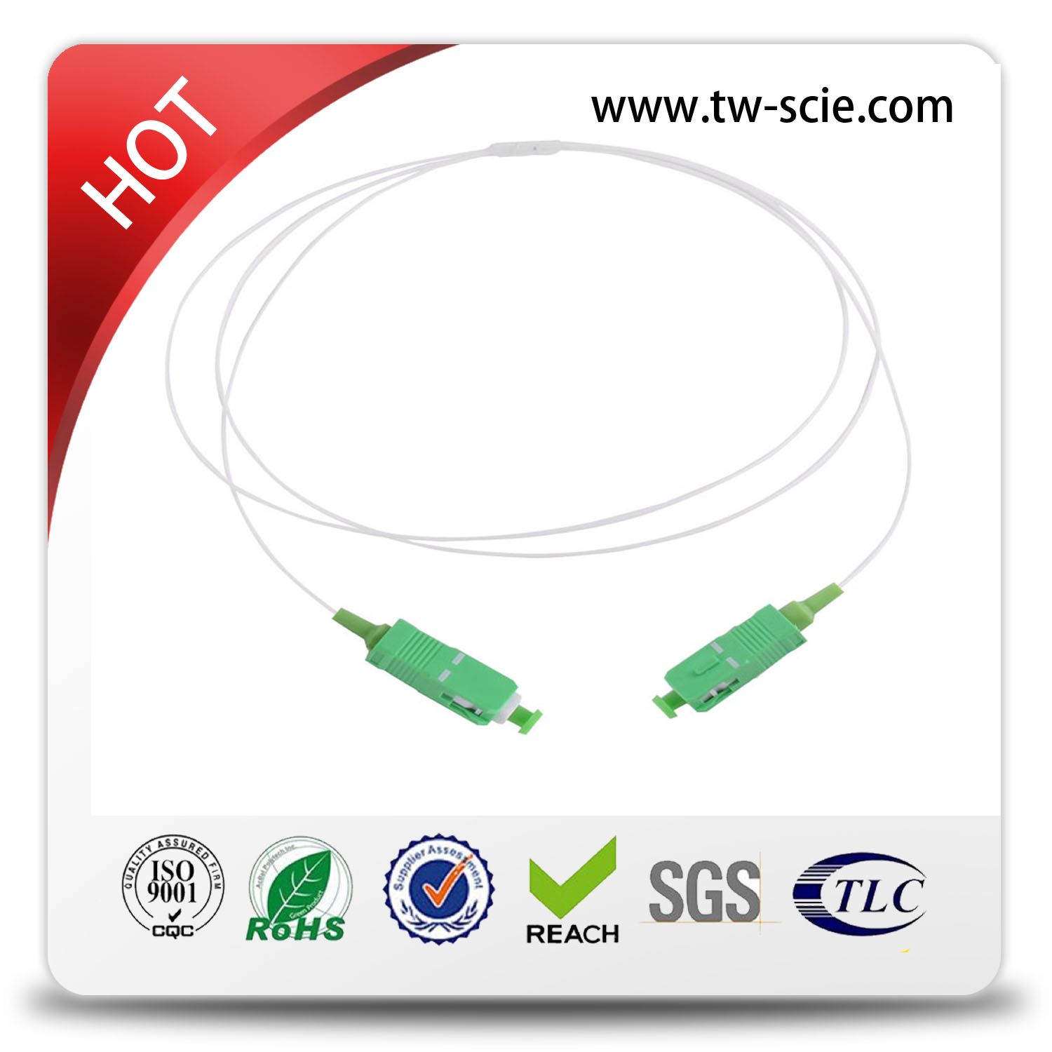 Simplex Sm mm Indoor Fiber Optic Sc-Sc Connector Patch Cord