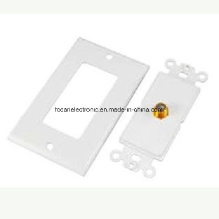 F Connector Wall Plate