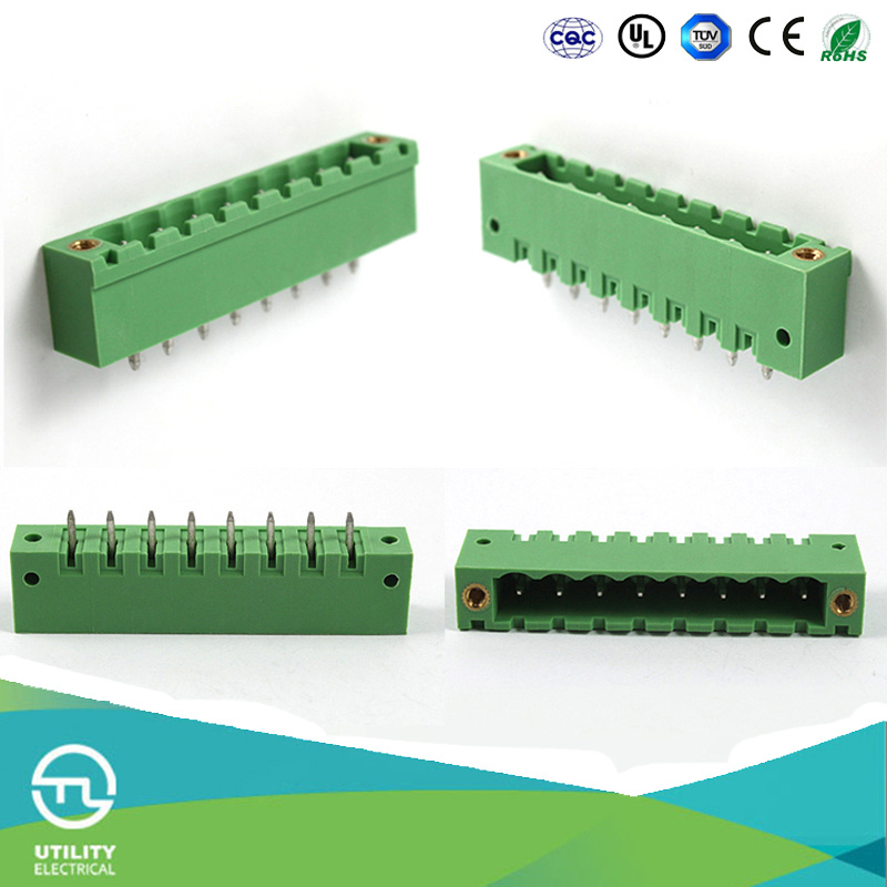 Utl 8 Pin Right Angle PCB Connector Terminal Blocks