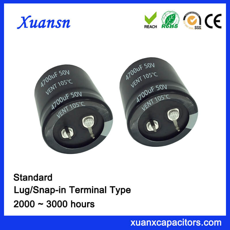 Snap in 4700UF 50V Capacitor for Computer
