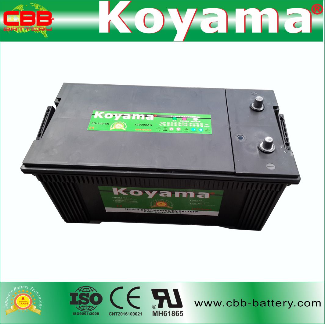 8d-200 12V 200ah High CCA Car Auto Battery