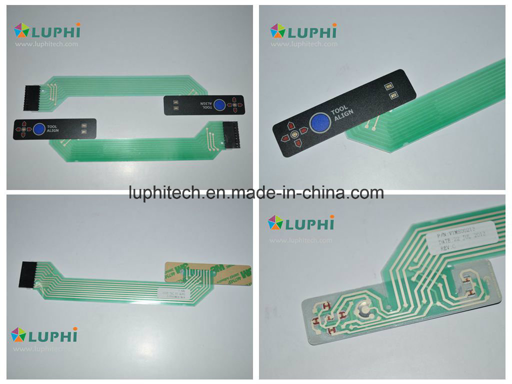 2 Circuit Layers Backlighting Membrane Switch Membrane Overlay