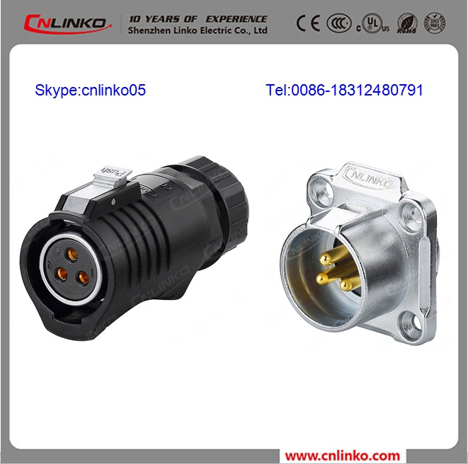Watertight Clip 2 3 4 5 7 9 12 Pin Quick Release Connector