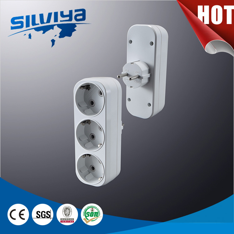 Plug Adapter with Grounding Adapter Plug