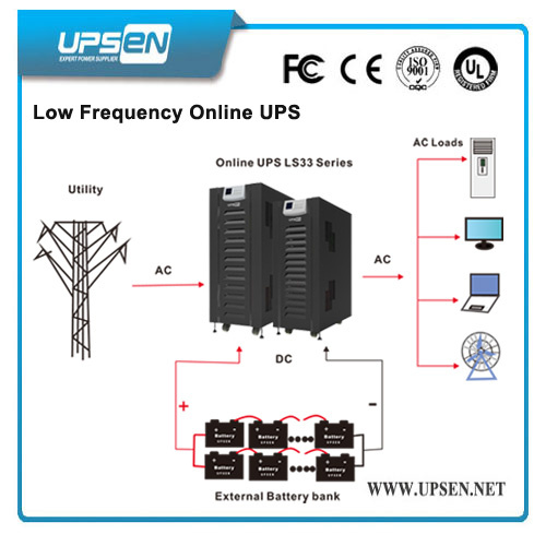 380VAC/400VAC Low Frequency Uninterruptible Power Supply Triphase Online UPS