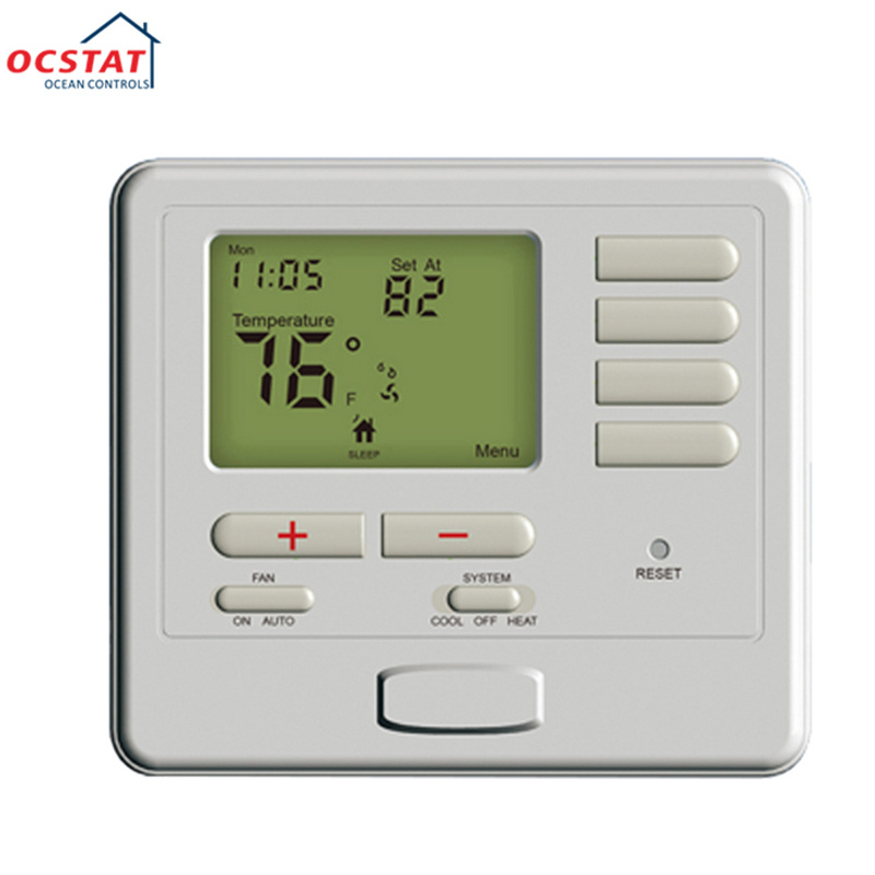 Weekly Water Heater Air Conditioning LCD Programmable Room Thermostat