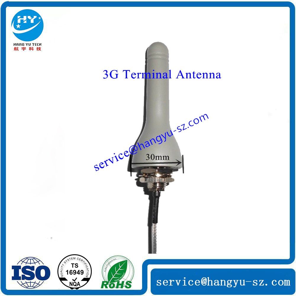 3G Rubber Terminal Antenna with SMA Connector
