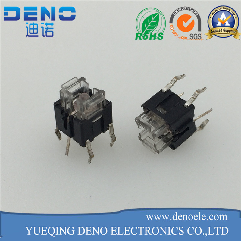 Hot Sale SMD Waterproof Tactile Switch Push Button Touch Switch Tact Switch with LED