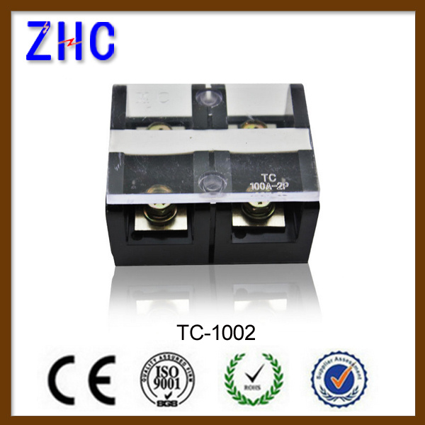 Tc-1002 Waterproof Electrical Copper Fuse Screw Terminal Block