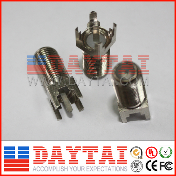China F Type Female PCB Mount Connectors Suitable for PCB